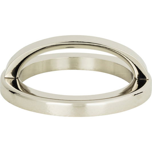 Atlas Tableau 2 1/2" Center to Center Finger Pull (406) - Polished Nickel