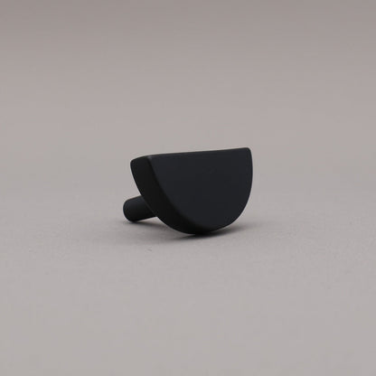 Hapny Half Moon Cabinet Knob - Matte Black
