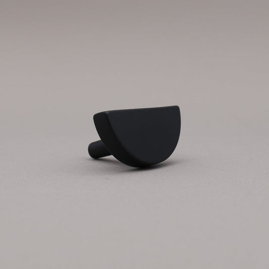 Hapny Half Moon Cabinet Knob - Matte Black