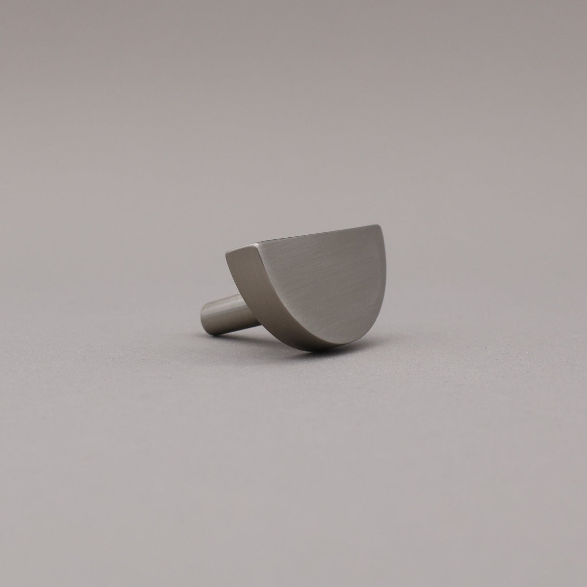 Hapny Half Moon Cabinet Knob - Satin Nickel