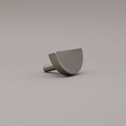 Hapny Half Moon Cabinet Knob - Satin Nickel