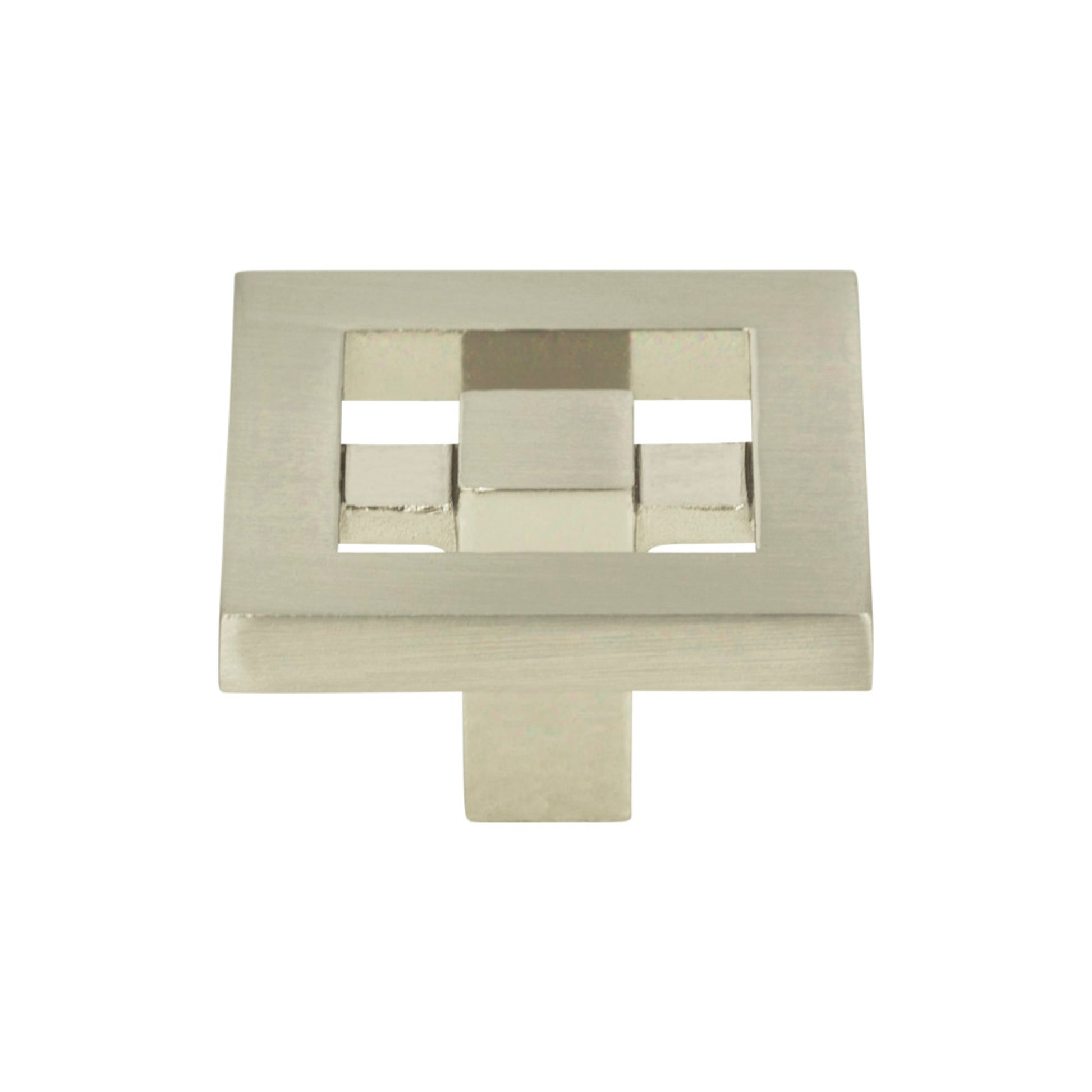 Atlas Nobu Square Knob - Brushed Nickel