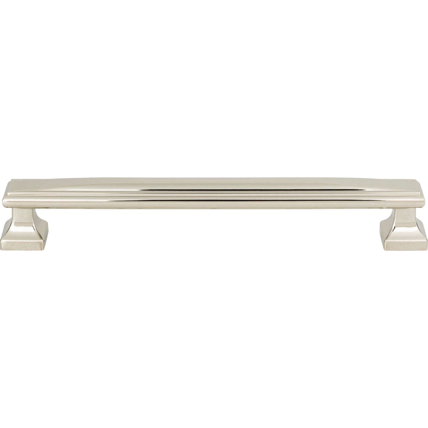Atlas Wadsworth 7 9/16" Center to Center Bar Pull (375) - Polished Nickel