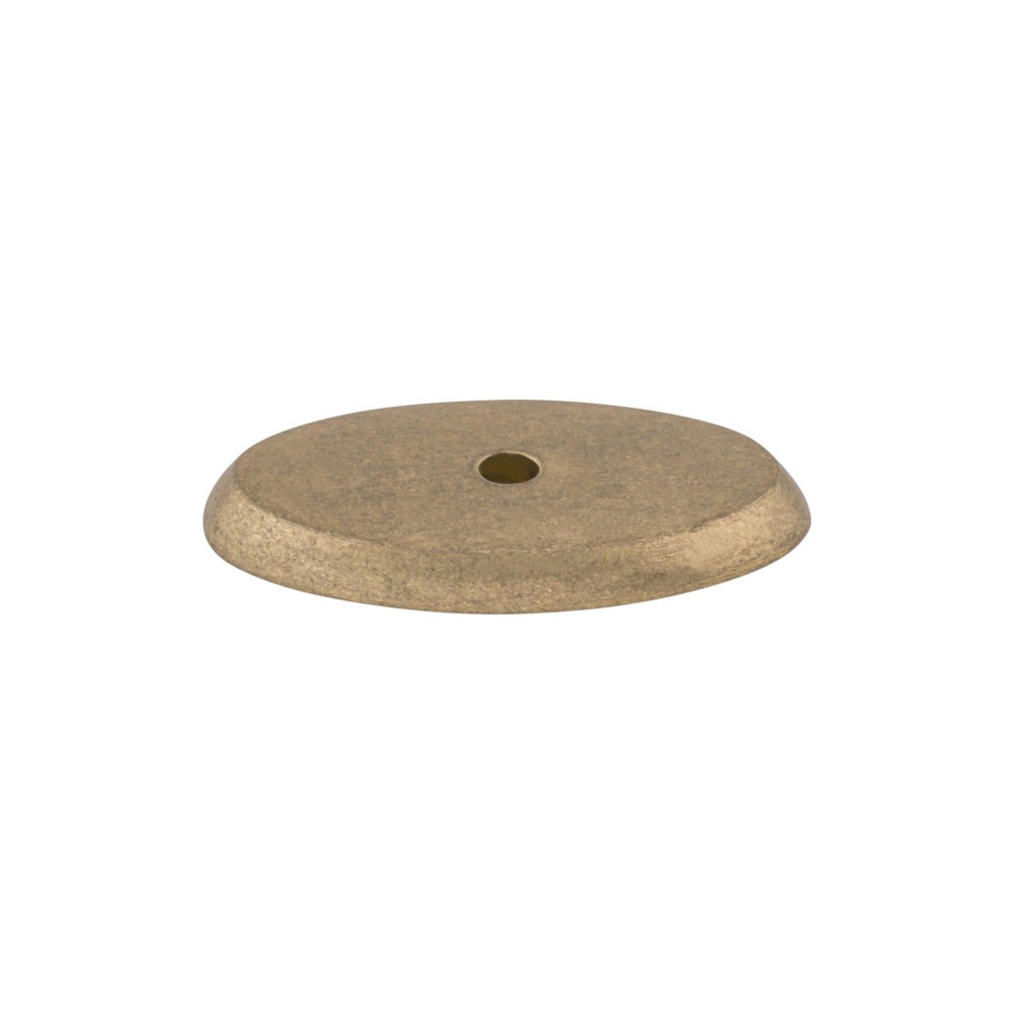 Top Knobs Aspen Oval Knob Backplate - 1" - Light Bronze