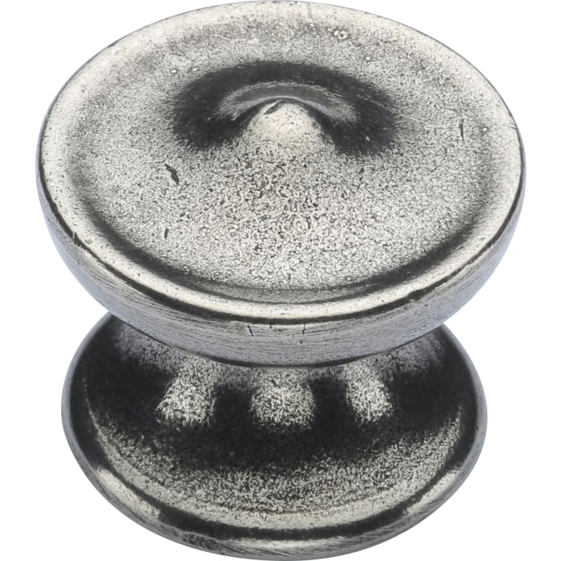 Ashley Norton Half Dome Pewter Cabinet Knob - Pewter