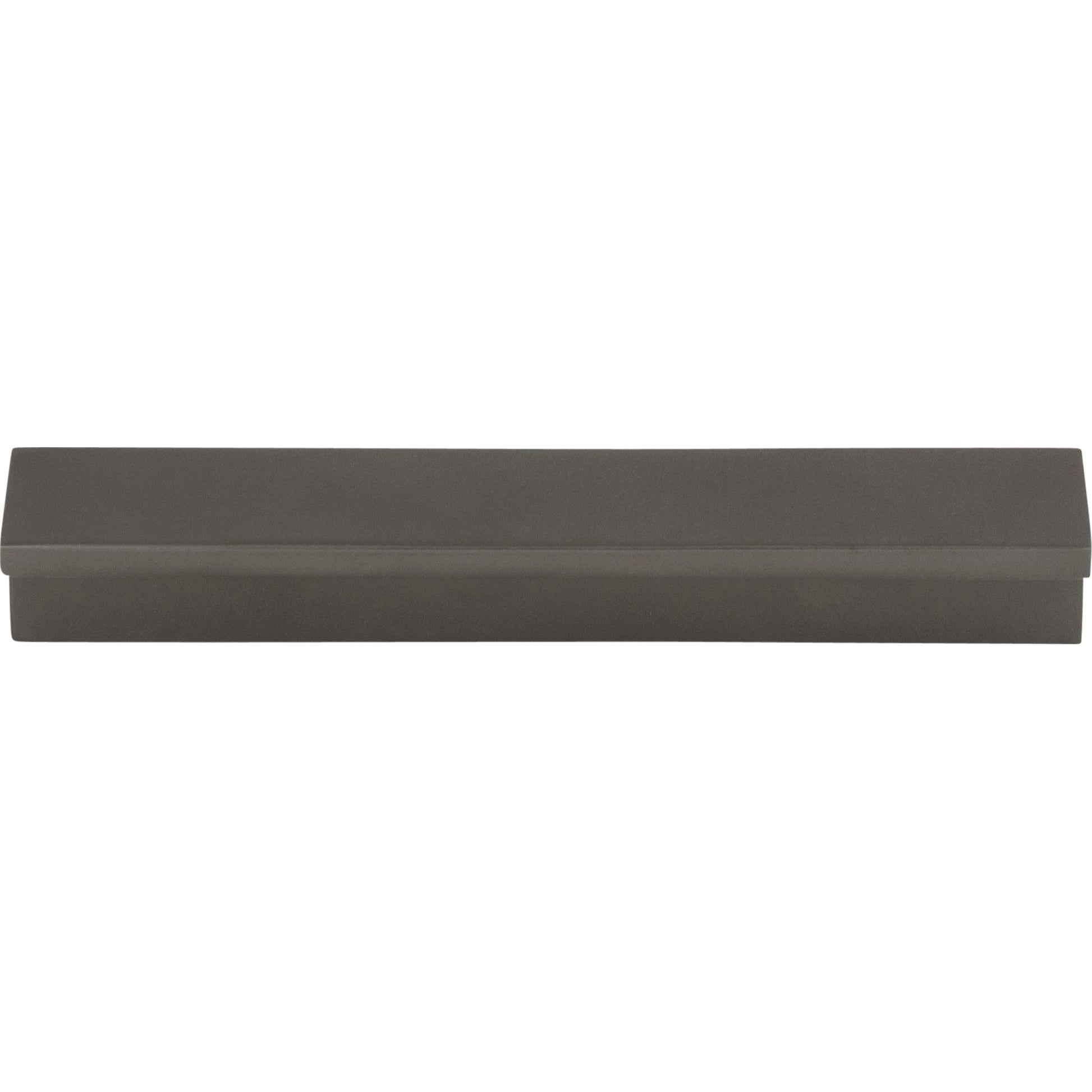Top Knobs Minetta Finger Pull - 3 3/4" CTC - Ash Gray