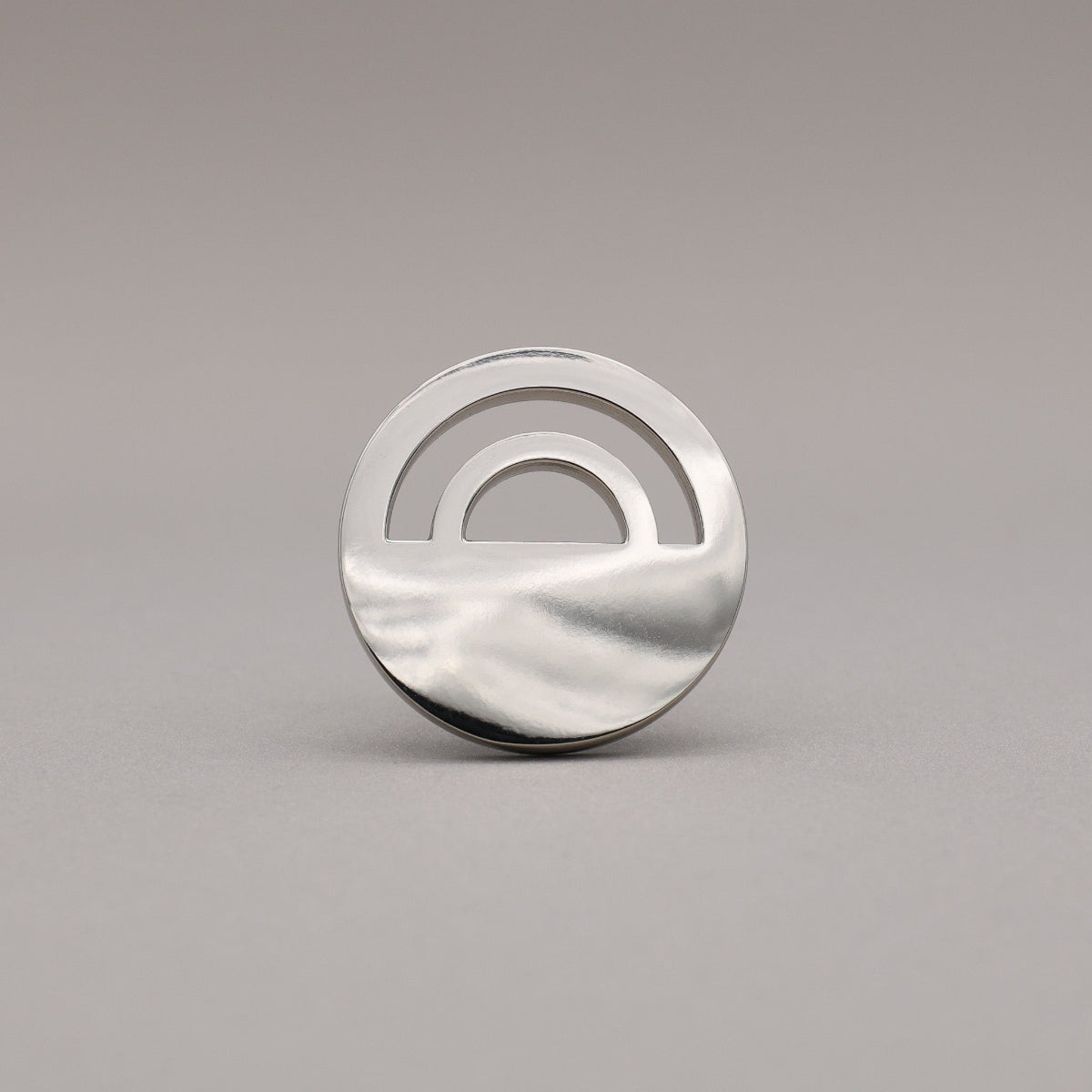 Hapny Horizon Cabinet Knob - Polished Nickel