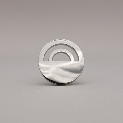 Hapny Horizon Cabinet Knob - Polished Nickel