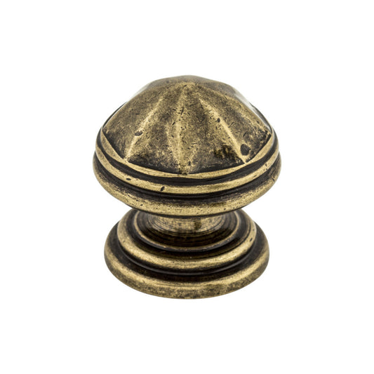 Top Knobs London Round Knob - German Bronze