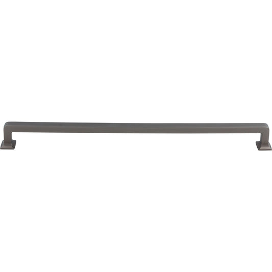 Top Knobs Ascendra 12" Center to Center Bar Pull - Ash Gray