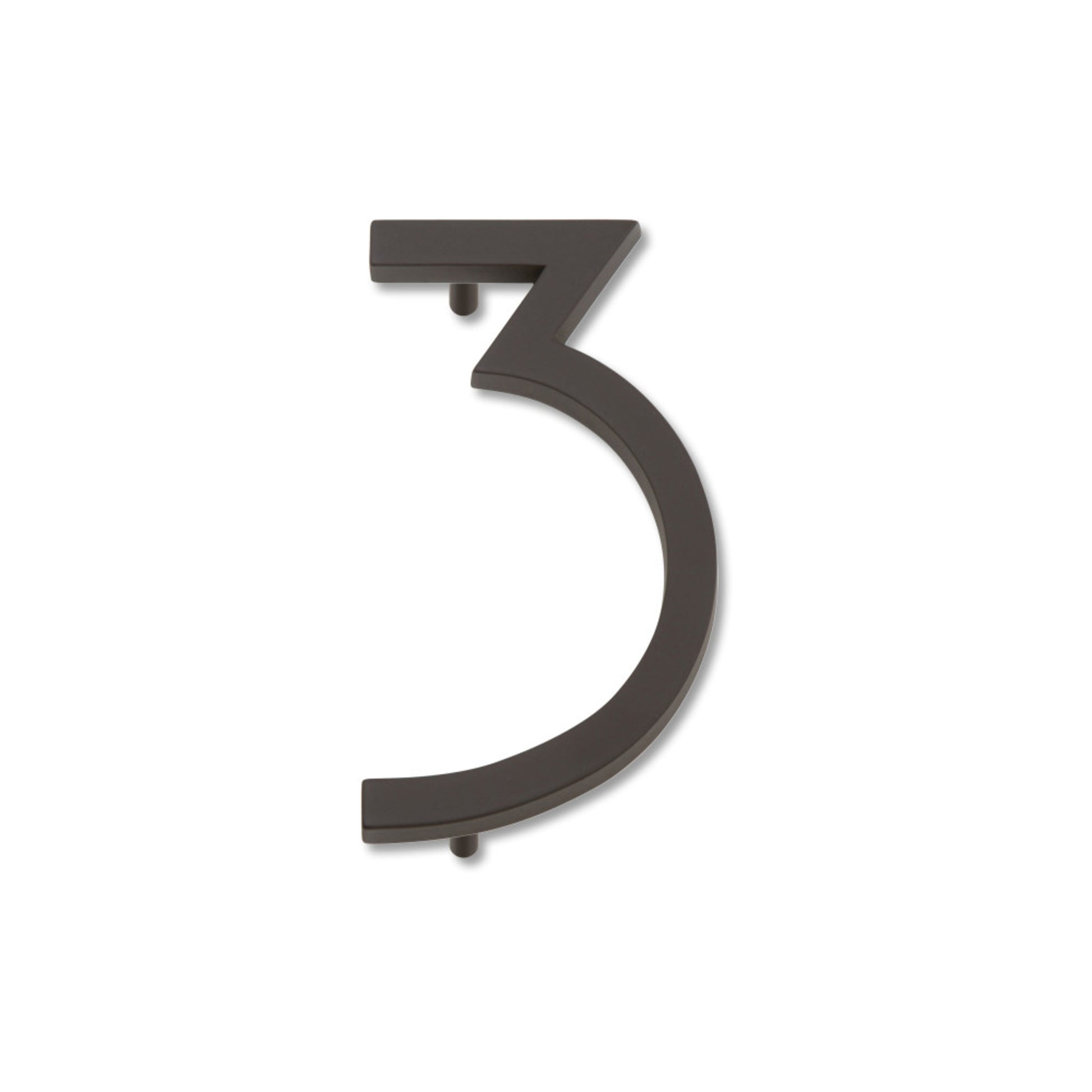 Atlas Modern Avalon 4-1/2" H  House Number (AVN3) - Aged Bronze