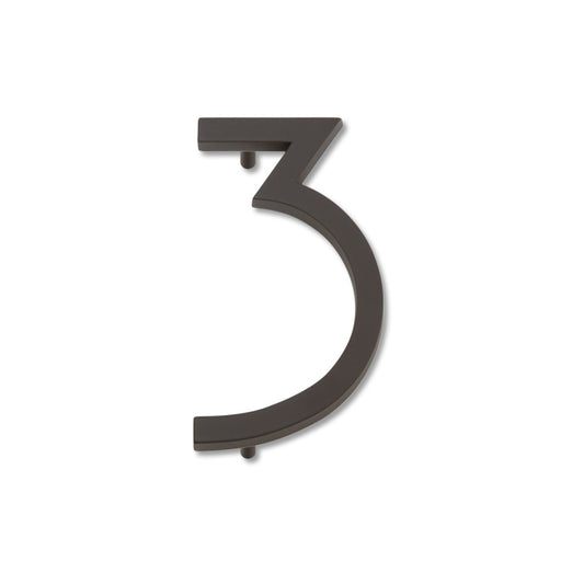 Atlas Modern Avalon 4-1/2" H  House Number (AVN3) - Aged Bronze