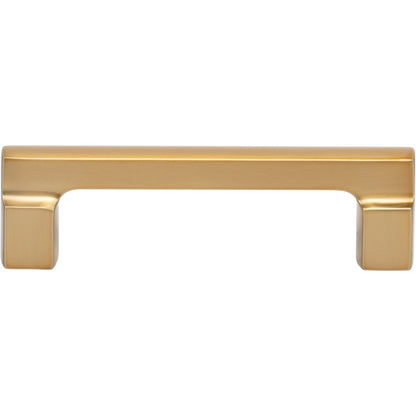 Atlas Reeves Bar Pull - 3 3/4" CTC - Brushed Nickel