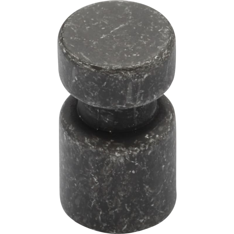 Ashley Norton Pipe Dot Cabinet Stick Knob - Vintage Black Iron