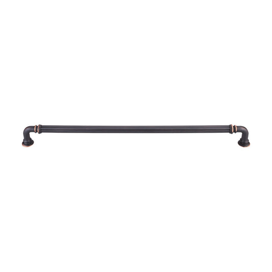 Top Knobs Reeded 12" Center to Center Bar Pull - Umbrio