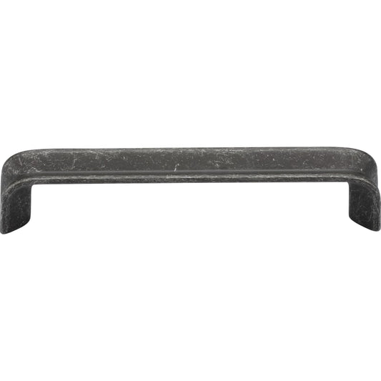 Ashley Norton Fold Cabinet Pull - 5 1/16" CTC - Vintage Black Iron