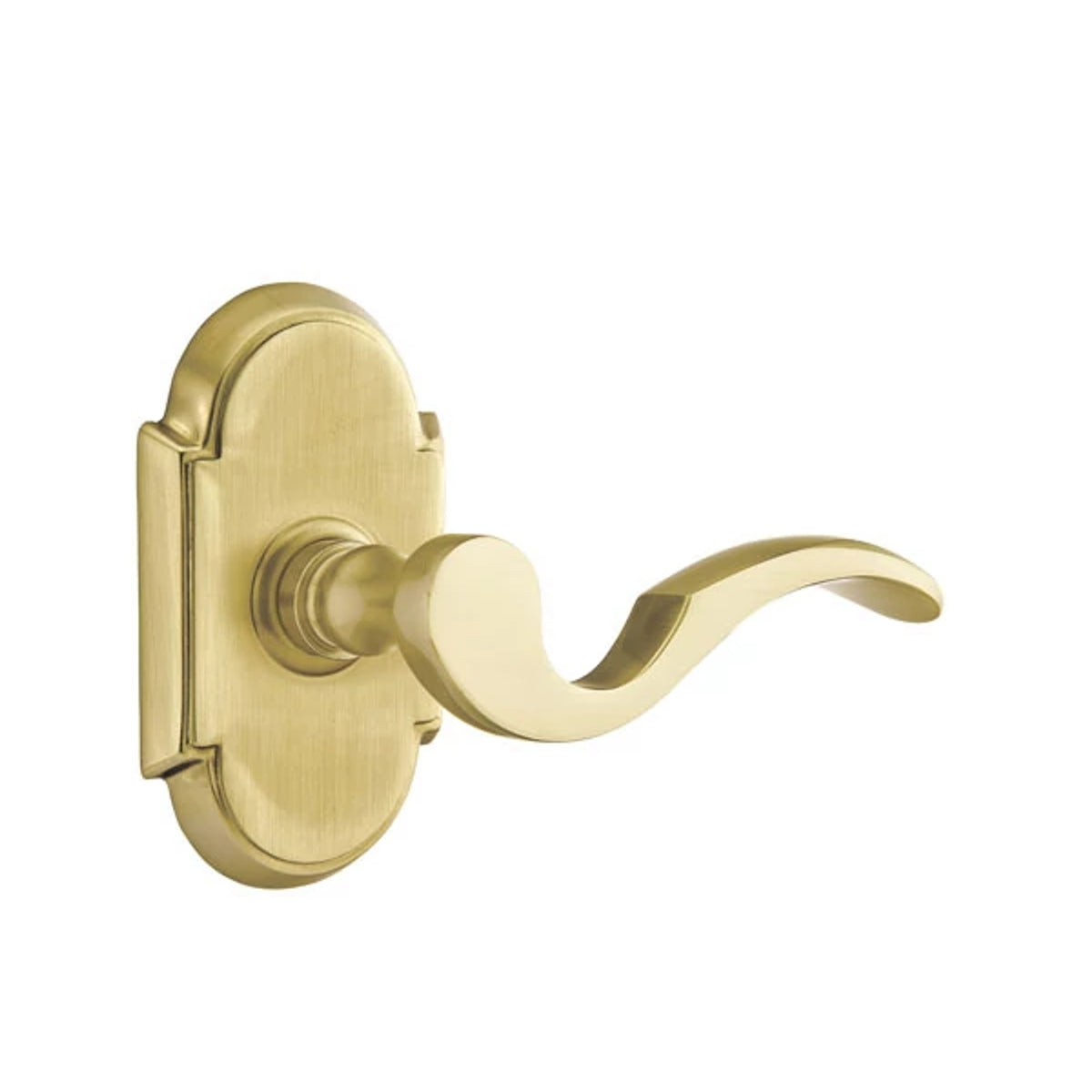 Cortina Key In Lever – satin-brass