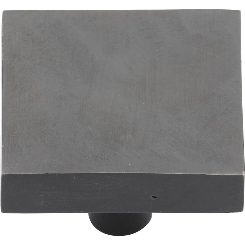 Ashley Norton Square Disc Knob - 1 1/2" - Dark Bronze