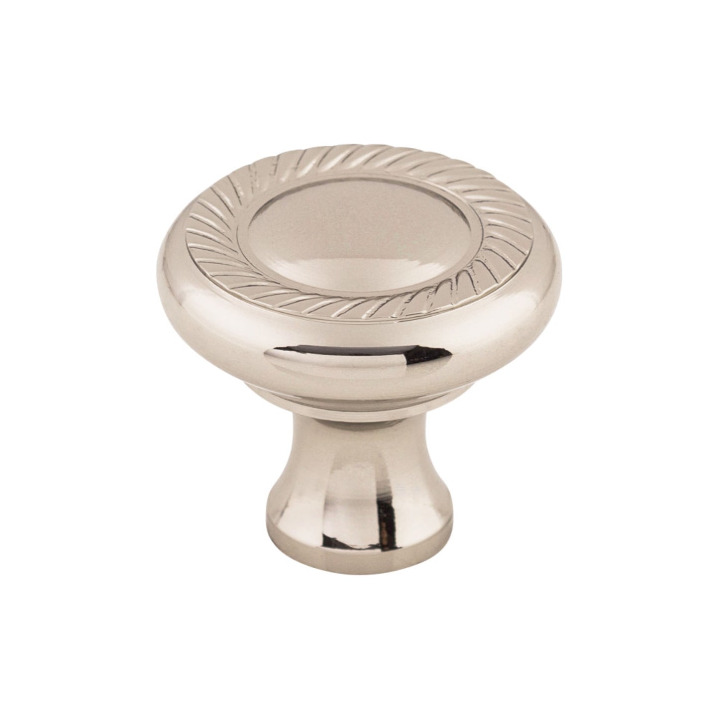 Top Knobs Swirl Cut Round Knob - Antique Copper