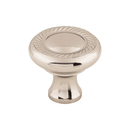 Top Knobs Swirl Cut Round Knob - Antique Copper