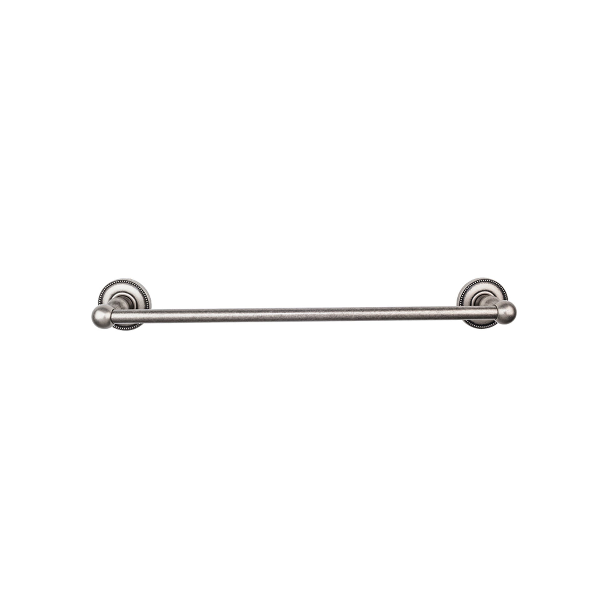 Top Knobs TOP BATH (R) Edwardian Bath Single 26 1/2" Wall Mounted  Towel Bar - Antique Pewter