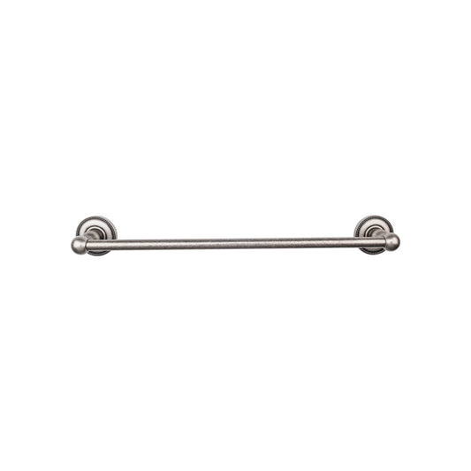 Top Knobs TOP BATH (R) Edwardian Bath Single 26 1/2" Wall Mounted  Towel Bar - Antique Pewter