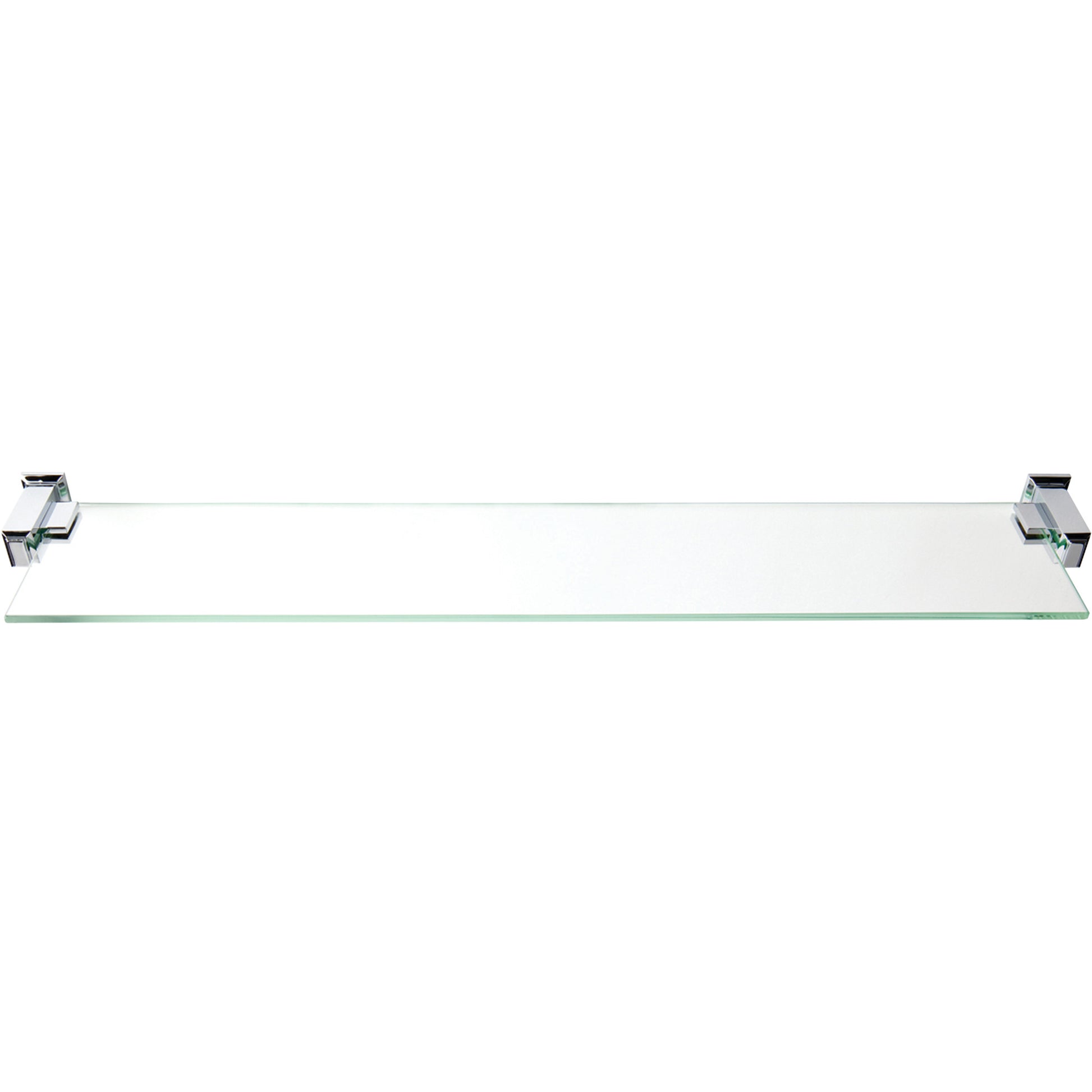 Atlas Sutton Place Bath Glass Shelf 24 Inches Polished Chrome (SUTSF) - Polished Chrome