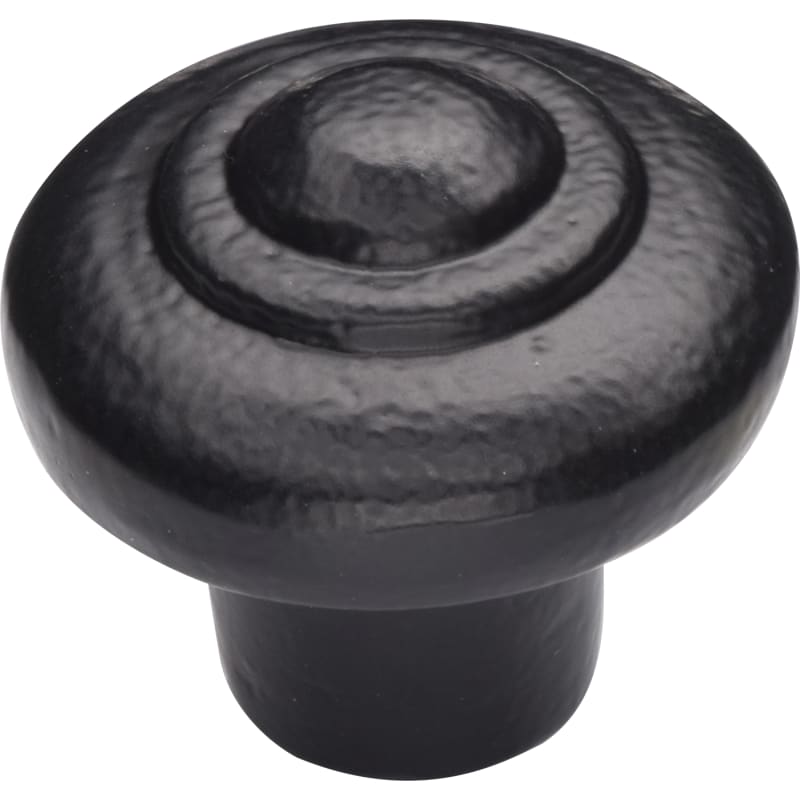 Ashley Norton Beaded Cabinet Knob - 1 1/2" Dia. - Black