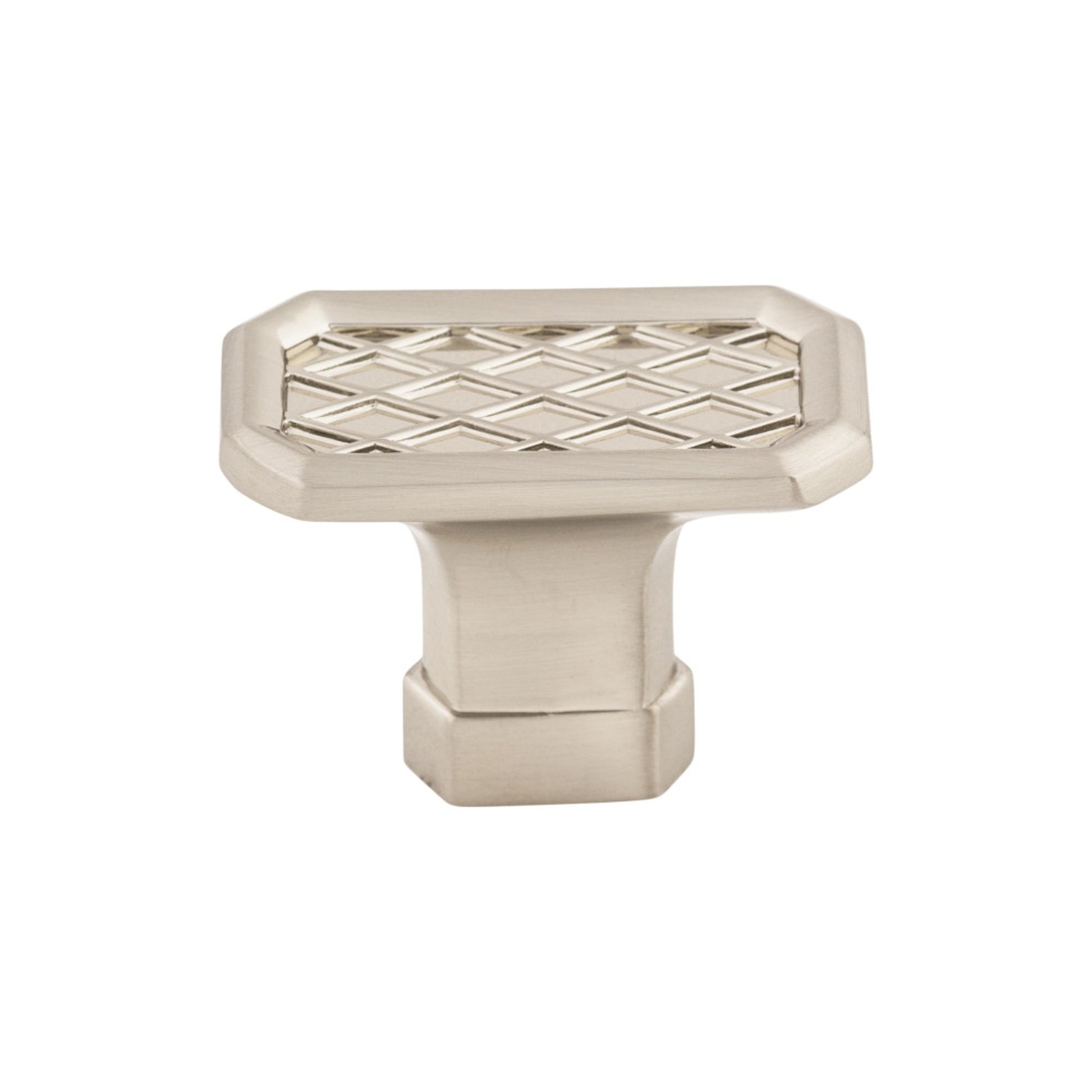 Top Knobs Tower Bridge Geometric Knob - Brushed Satin Nickel