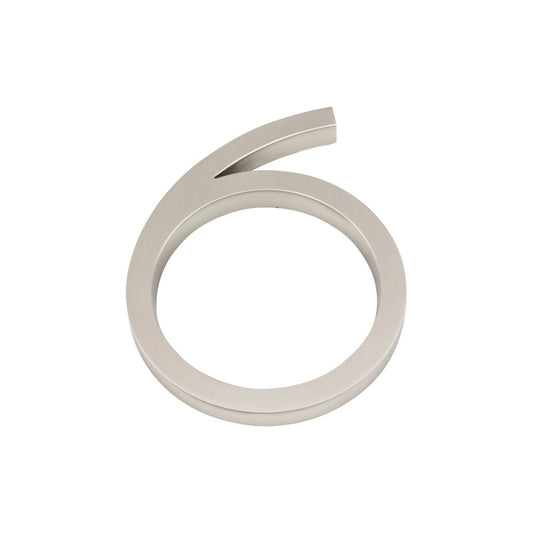 Atlas Modern Avalon 6" H  House Number (AVN6-L) - Brushed Nickel