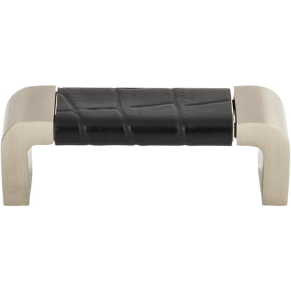 Atlas Paradigm Bar Pull - 3" CTC - BN & Black Croc Leather
