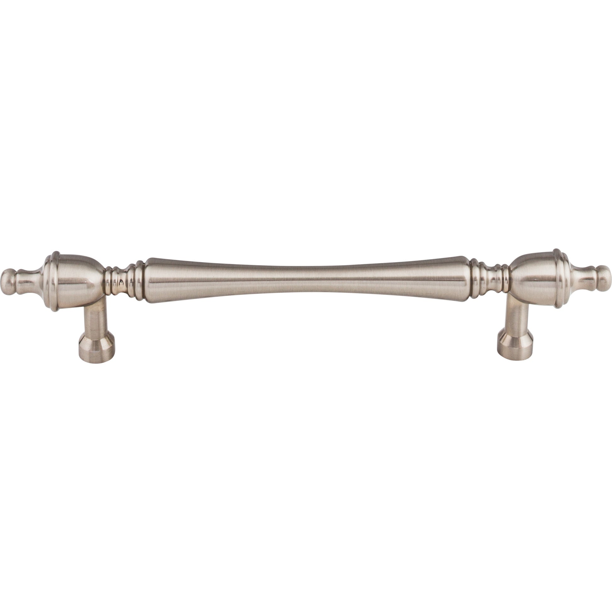 Top Knobs Somerset Finial Bar Pull - Brushed Satin Nickel