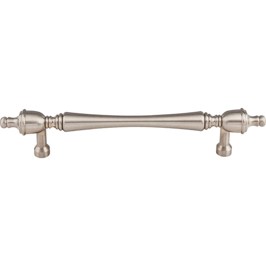 Top Knobs Somerset Finial Bar Pull - Brushed Satin Nickel