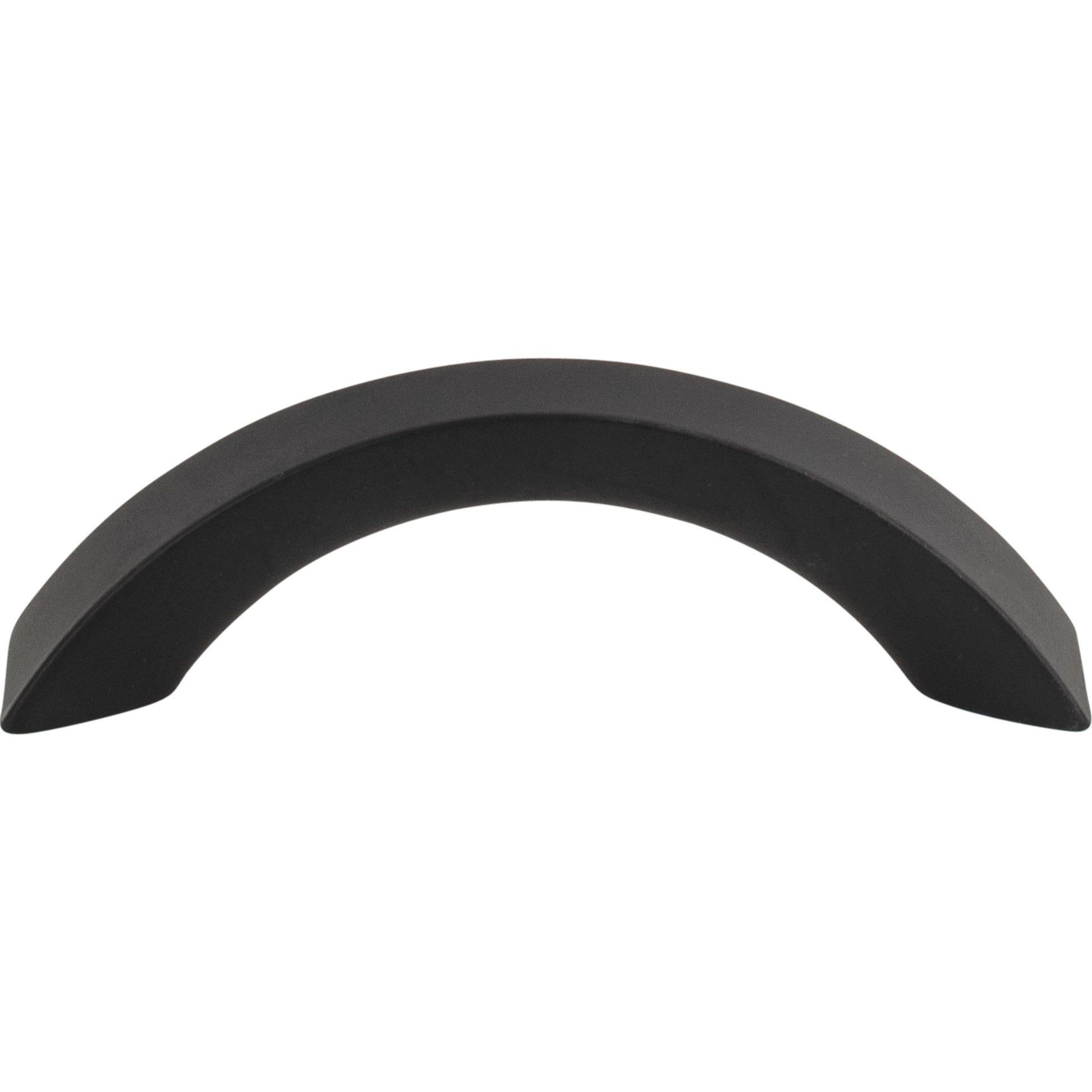 Atlas Sleek 3" Center to Center Arch Pull (A880) - Matte Black