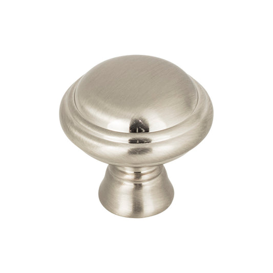 Top Knobs Henderson 1-1/4" Diameter Mushroom Knob - Brushed Satin Nickel