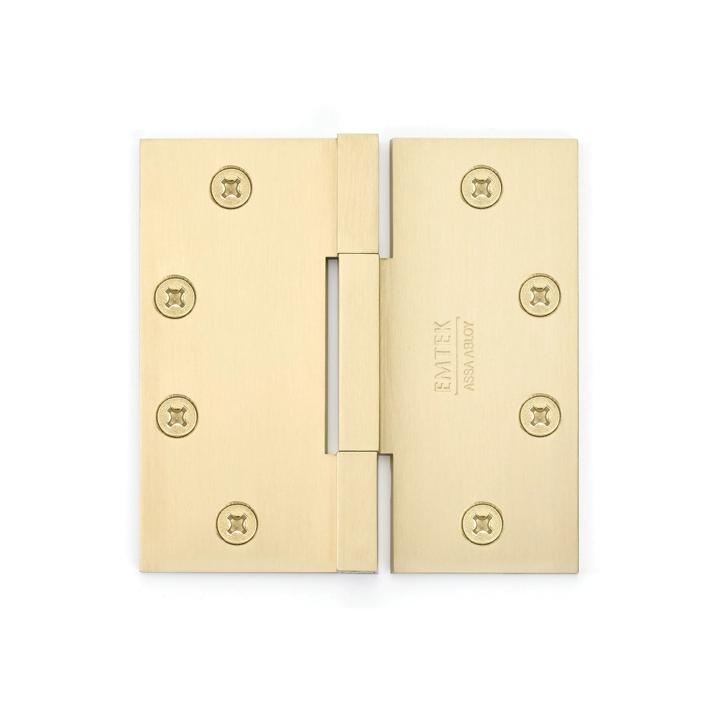 Emtek Solid Brass Hinge – Heavy Duty (Square Barrel) – Satin Brass