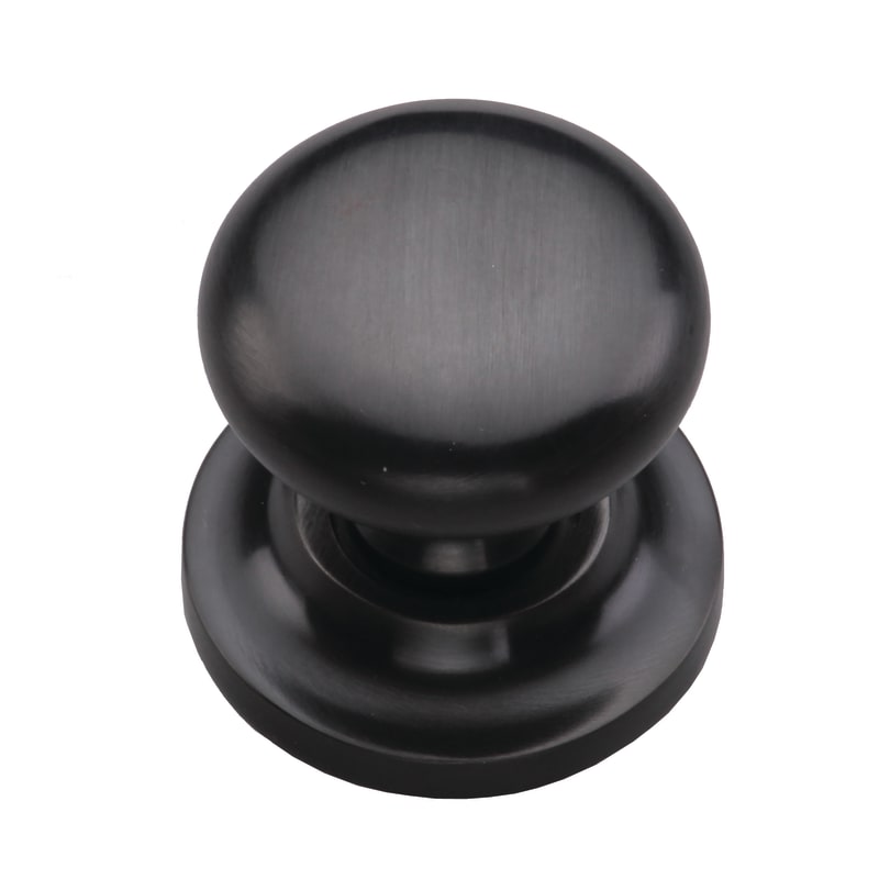 Round Cabinet Knob on Rose