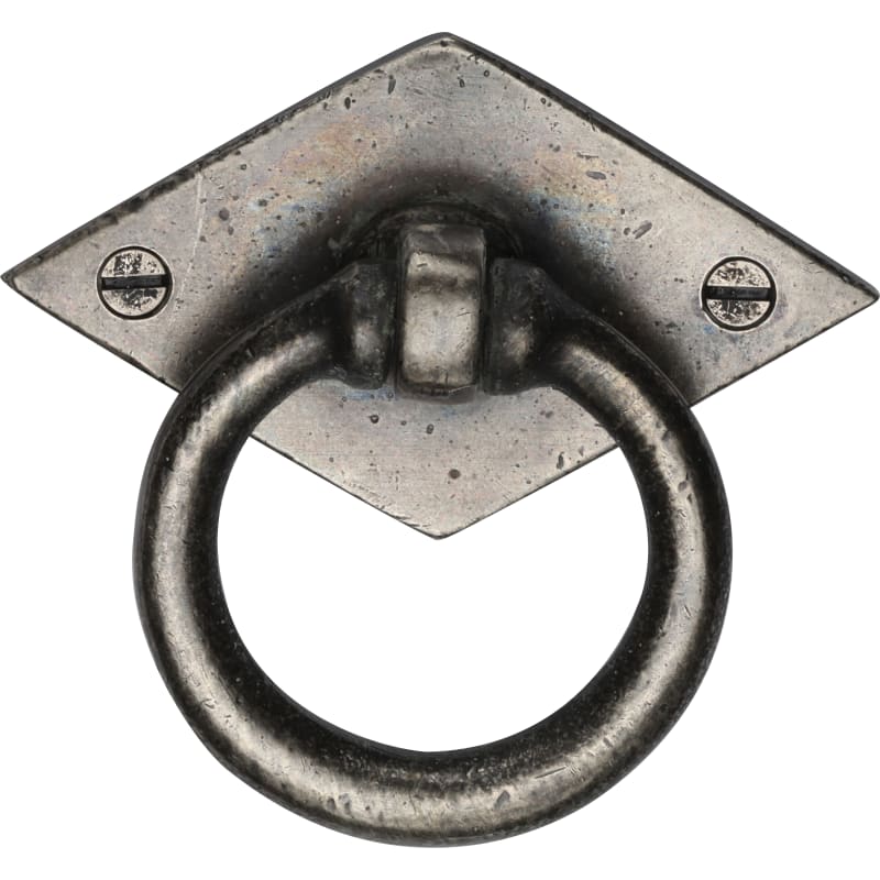 Ashley Norton Round Drop Pull on Plate - White Medium
