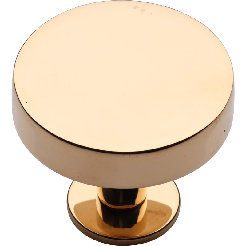 Knurled Disc Cabinet Knob with Rosette