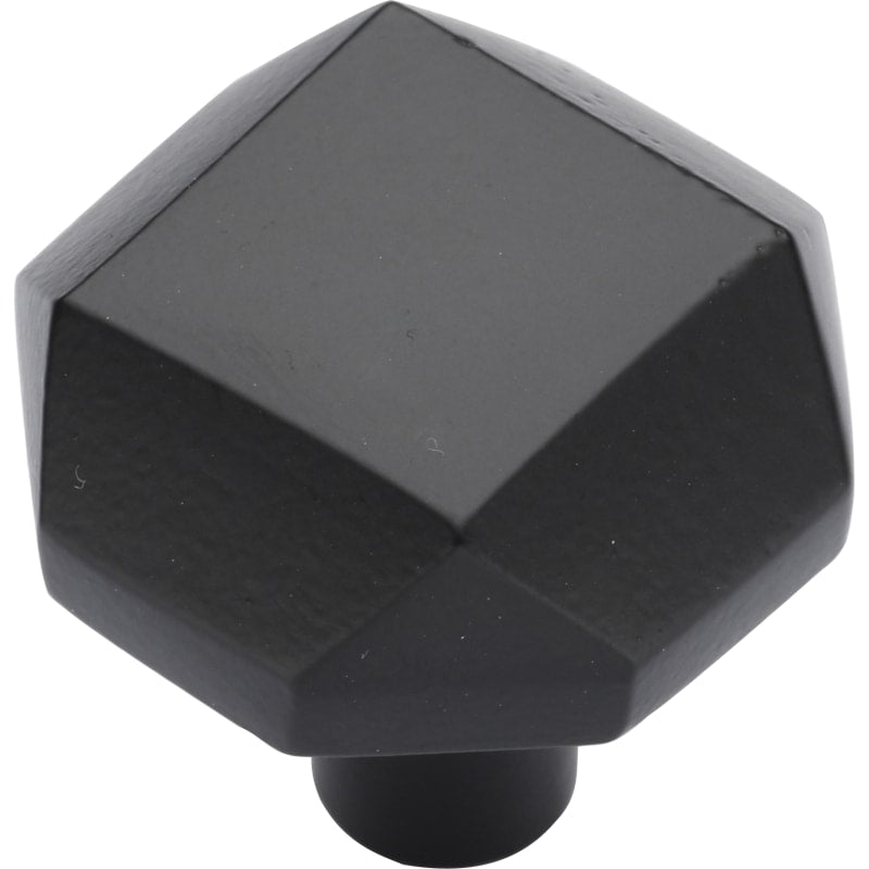 Ashley Norton Faceted Knob - 1 1/4" - Black