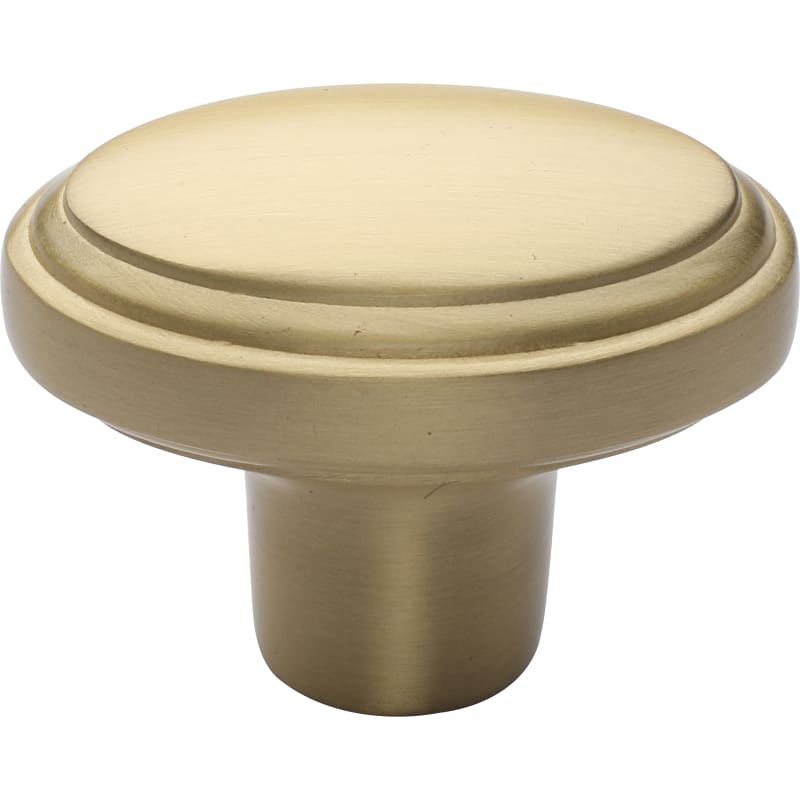 Ashley Norton Oval Cabinet Knob - Satin Brass