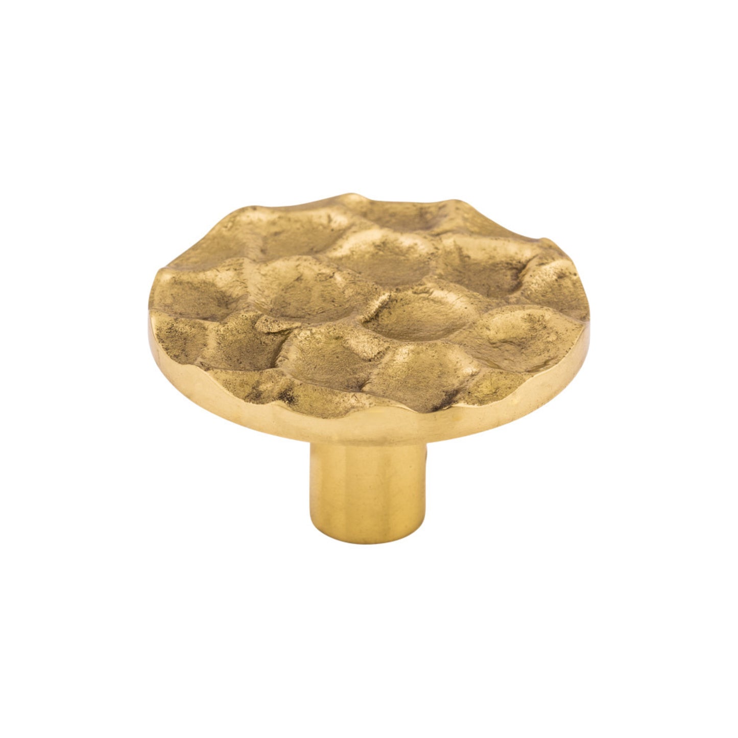 Top Knobs Cobblestone 1 15/16" Diameter Round Knob - Polished Brass