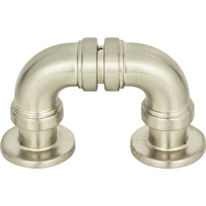 Atlas Steam Punk Finger Pull - Brushed Nickel