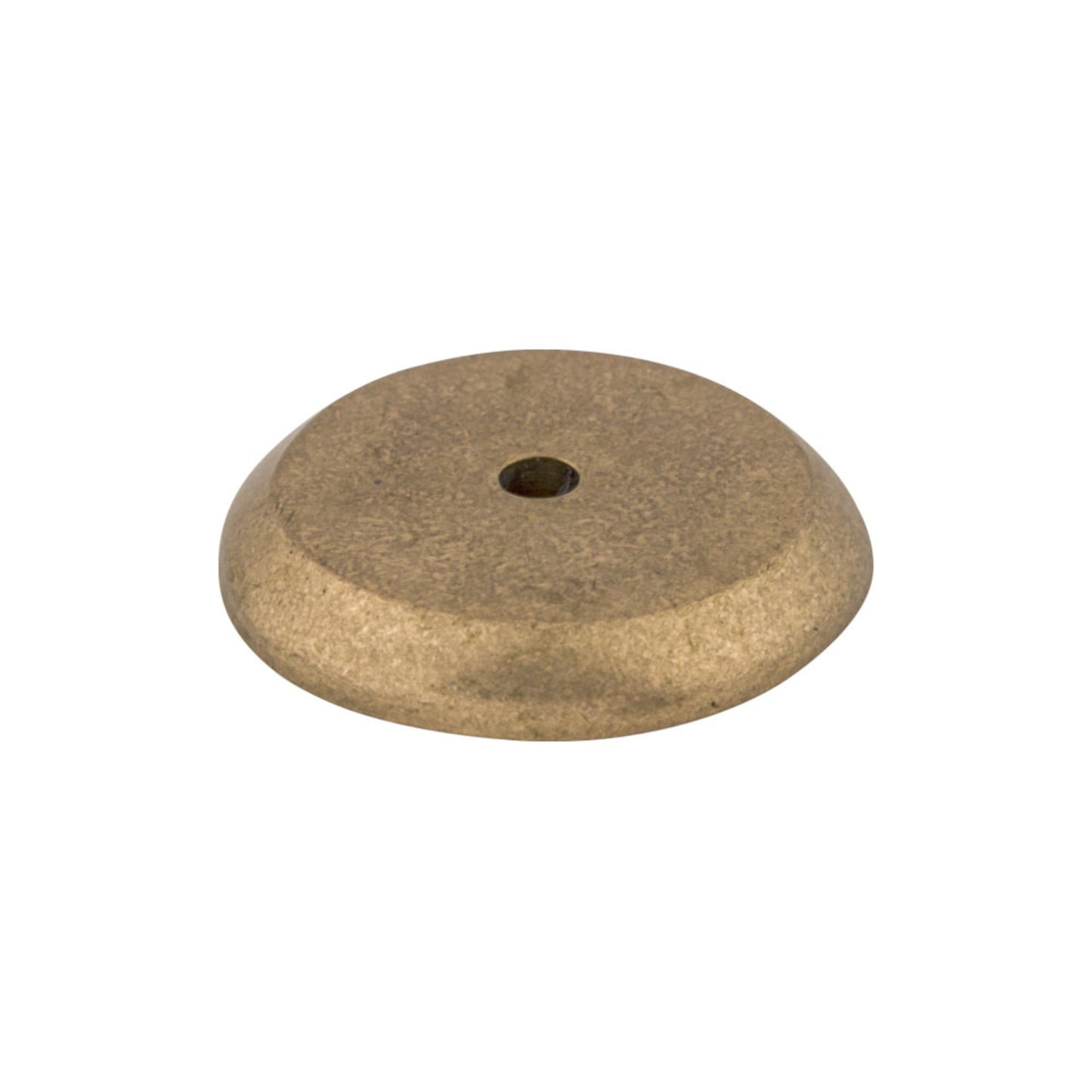 Top Knobs Aspen Round Knob Backplate - 1 1/4" Dia. - Light Bronze