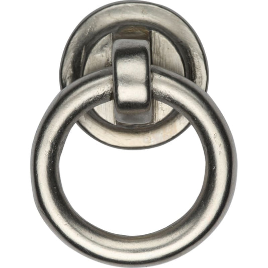Ashley Norton Nora Drop Pull - 1 1/4" Dia. - White Bronze