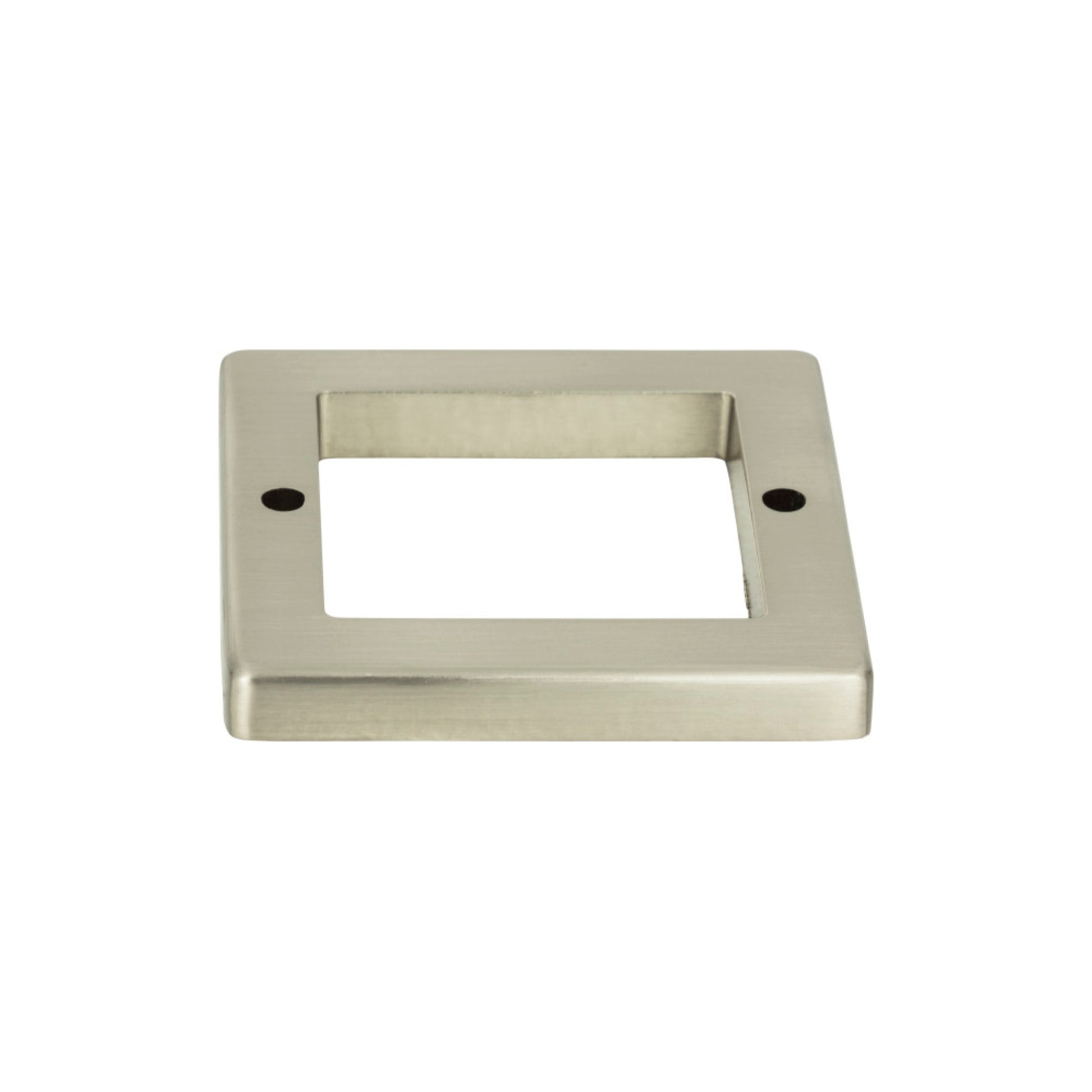 Atlas Tableau Square 1 13/16" Center to Center Pull Backplate (393) - Brushed Nickel