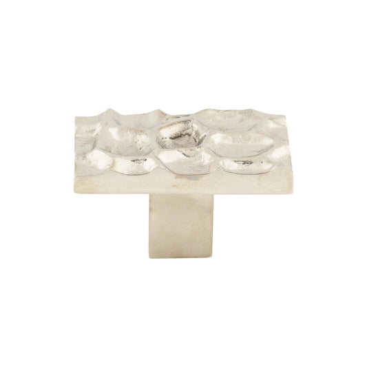 Top Knobs Cobblestone Rectangle Knob - Brass Antique