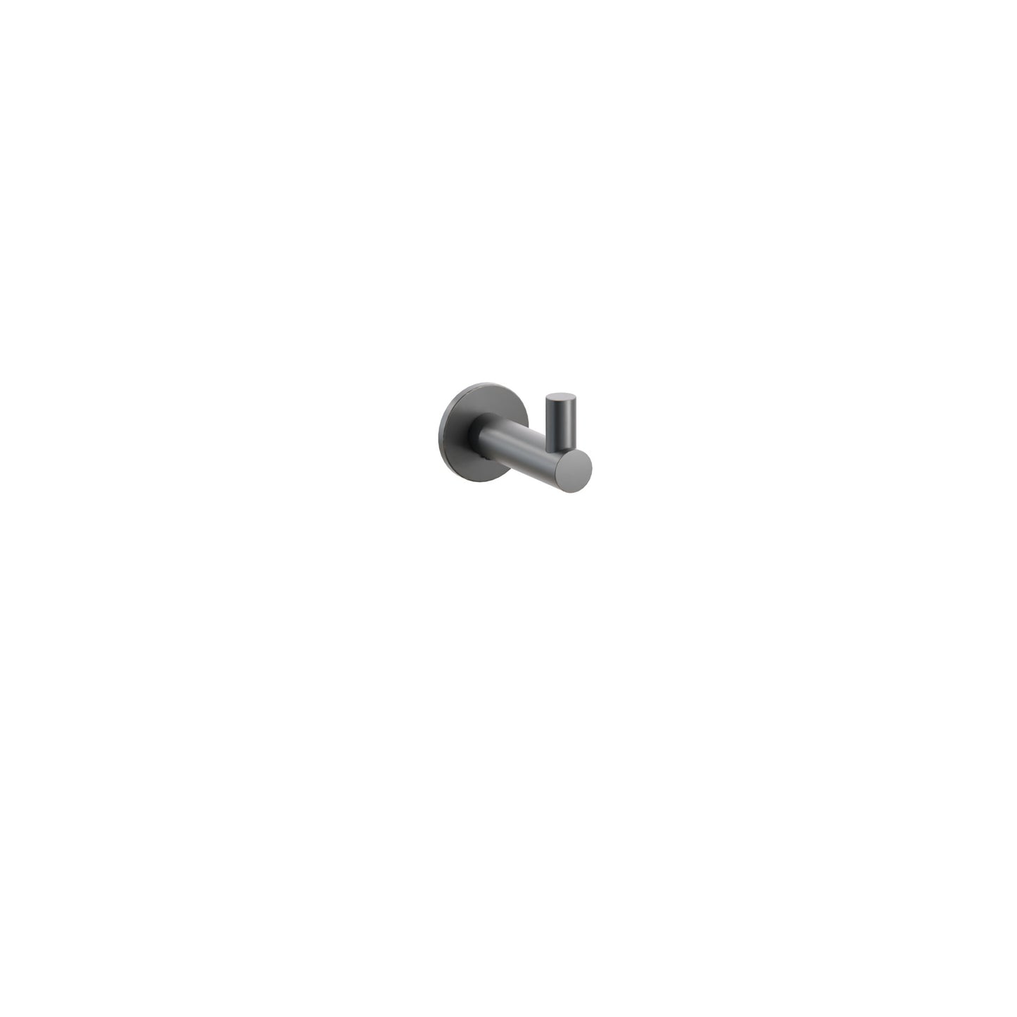 Modern Tubular Brass Single Hook