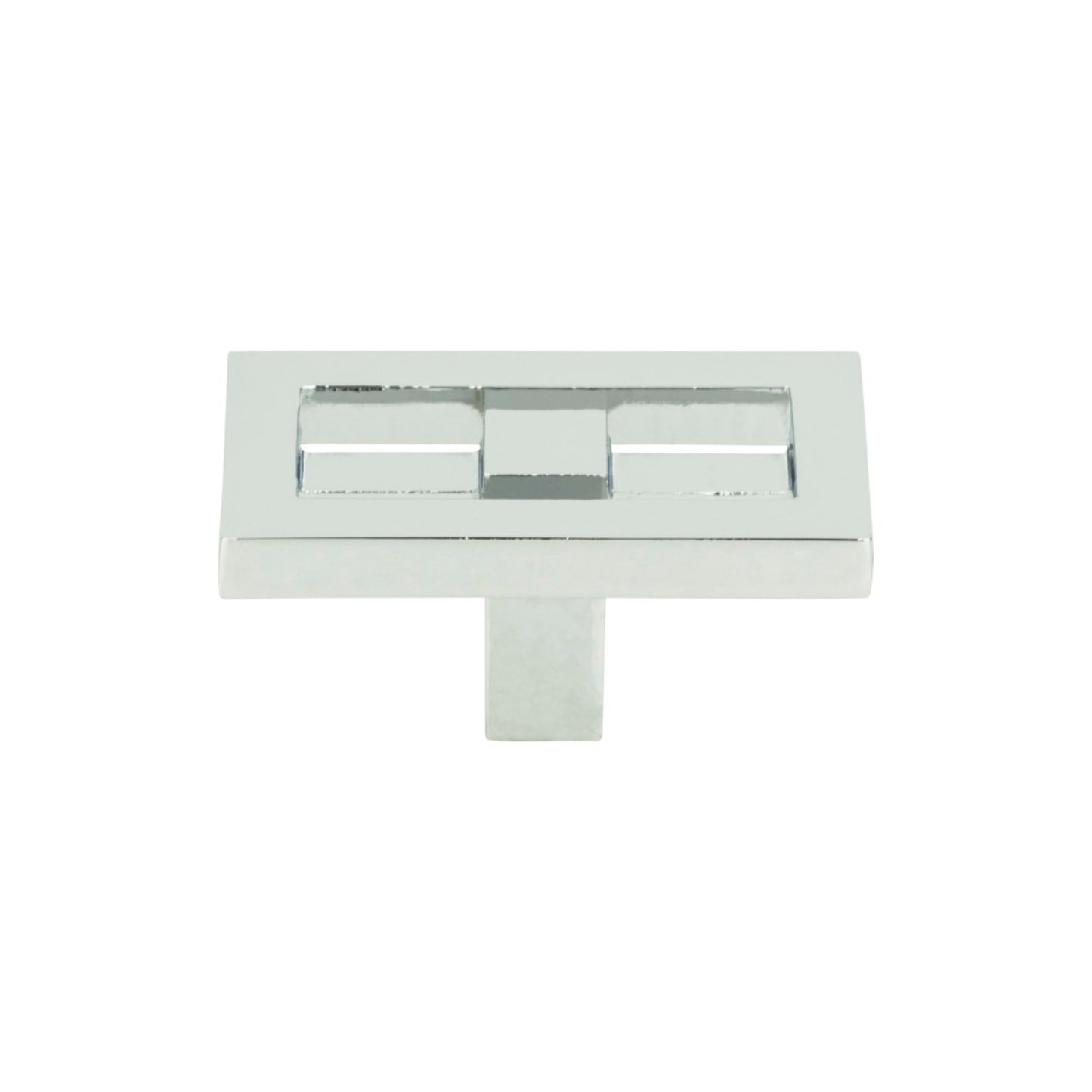 Atlas Nobu 1 3/4" Length Rectangle Knob (261) - Polished Chrome