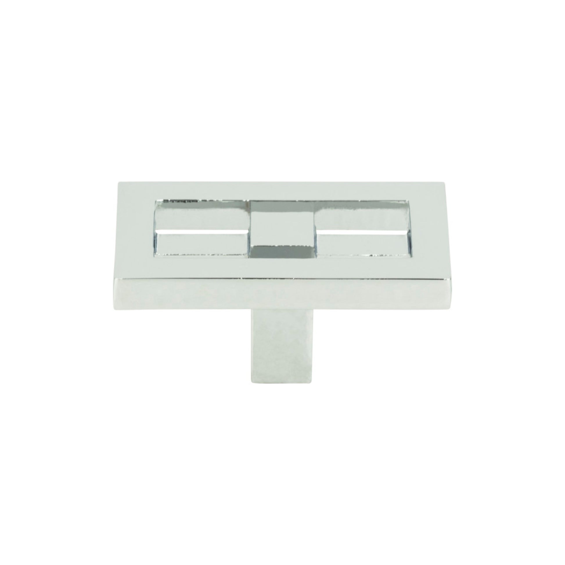 Atlas Nobu 1 3/4" Length Rectangle Knob (261) - Polished Chrome